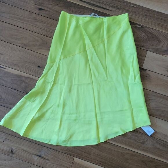 Helmut Lang satin midi skirt 8 M - Picture 6 of 14